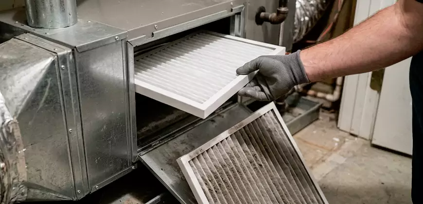 Window and Split Unit Filter Cleaning in Royal Oak