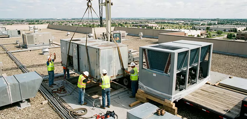 Warehouse and Industrial HVAC Replacement in Royal Oak