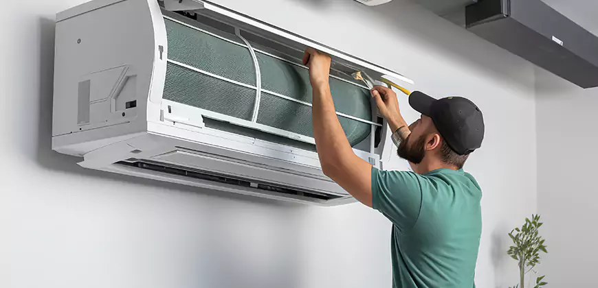 Bathroom and Small Space Ductless Installation in Royal Oak